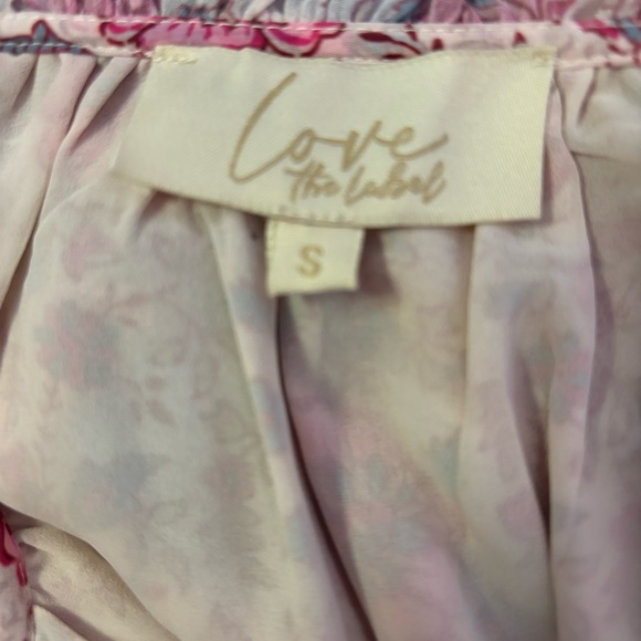 LOVE THE LABEL Sam Tippy Border Print Dress size small - Picture 5 of 7